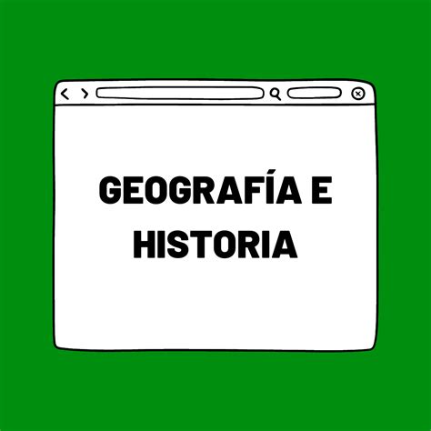 Geografía E Historia
