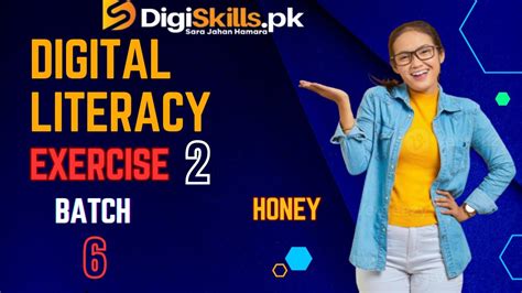 Digital Literacy Exercise 2 Batch 6 Solution Digiskills Pk Digital