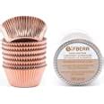 Gifbera Rose Gold Foil Cupcake Liners Standard Baking Cups Muffin