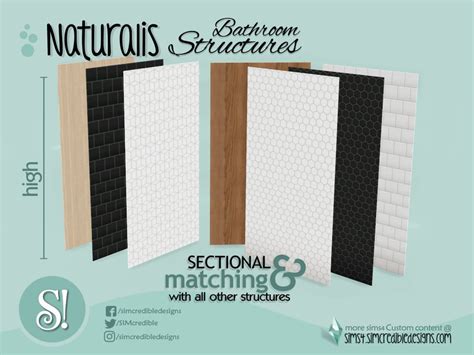 The Sims Resource Naturalis Structure Wall Panel 2x1 Tall