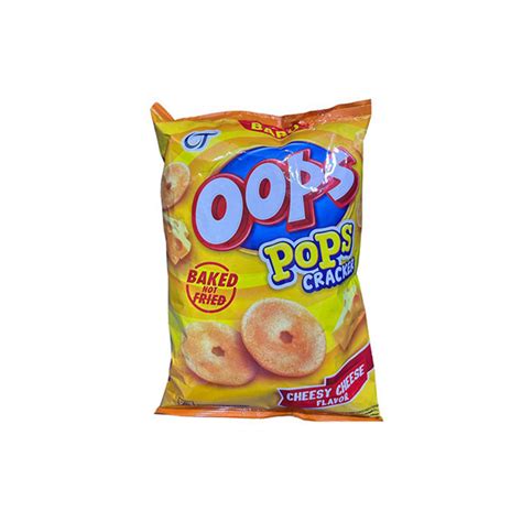 Jual OOPS POPS CRACKER CHEESY CHEESE 80G Shopee Indonesia