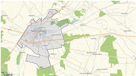 Geoportal miasto Radzyń Podlaski sprawdź informacje o gminie na mapie