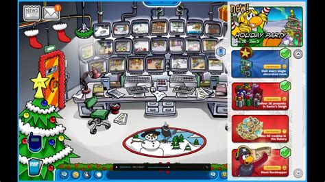 Final Quests For The Holiday Party Club Penguin Legacy Youtube