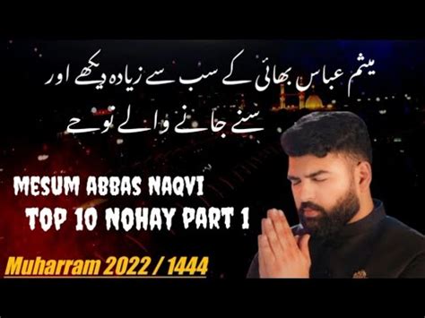 Mesum Abbas Top Nohay Mesum Abbas Most Viewed Nohay On Youtube