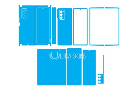 Samsung Z Fold G Skin Template Vector Cut File Ultraskins Net