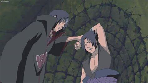 Was Sasuke Was Just Swinging His Sword At Nothing While Itachi Just Sat