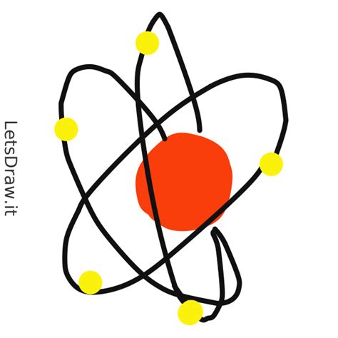 How to draw atom / jrsrcw4ir.png / LetsDrawIt