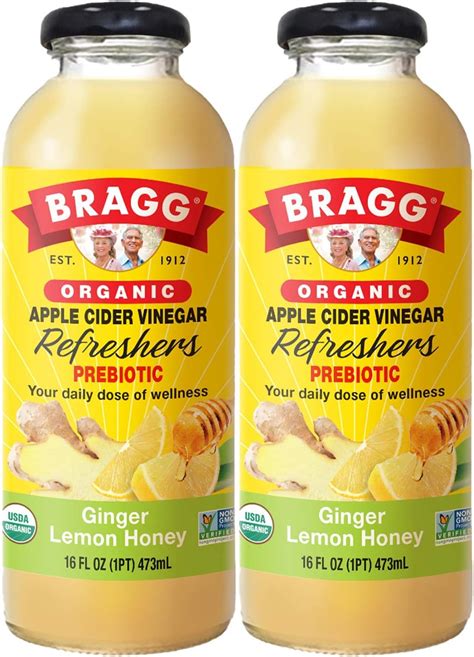 Buy Bragg Organic Apple Cider Vinegar All Natural Drink Ginger Spice