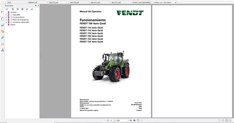 Fendt Tractor Vario Gen Vin Diagram Operation Manual