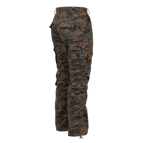 Rothco Pants Vintage Woodland Digital Paratrooper Army Surplus