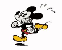 Mickey Mouse Running Scared