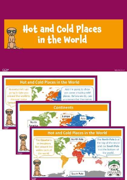 Hot And Cold Places In The World Years CGP Plus