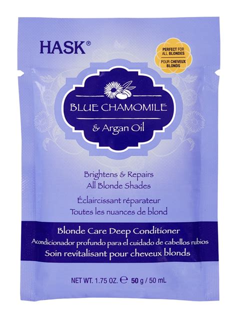 HASK Blue Chamomile Argan Oil Blonde Care Deep Conditioner