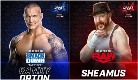 Sheamus Y Randy Orton Entre Las Elecciones Destacadas Del Wwe Draft