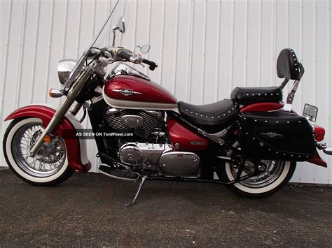 2008 Suzuki Vl800t Boulevard C50t In Red Um10061 Kw