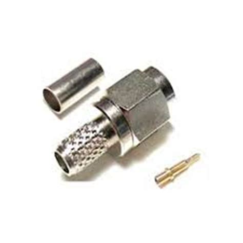 Conector SMA Macho Pin Macho Crimpar LMR240