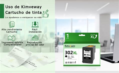 Kimveway Xl Remanufacturado Para Hp Negro Tinta Hp Hp Xl