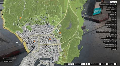 GTA 5 Gas Station Location Map