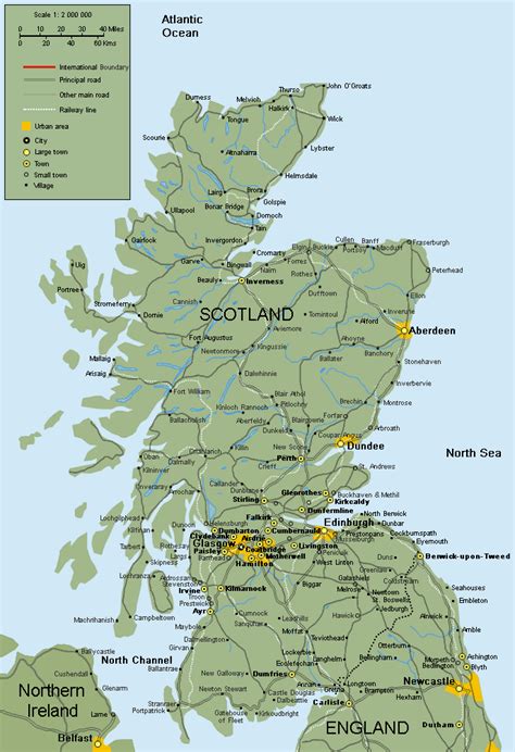 scotland map