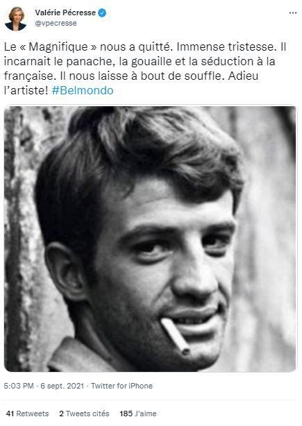 Mort de Jean Paul Belmondo Emmanuel Macron salue un trésor national