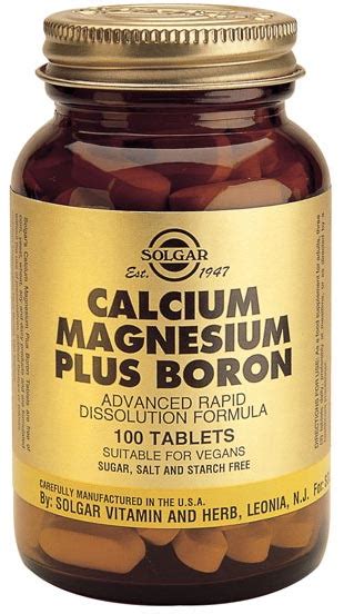 Solgar Calcium Magnesium Plus Boron Online Kopen