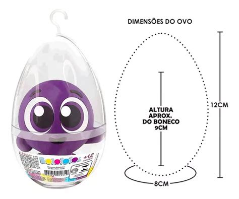 Boneco Pow Turma Dos Bolofofos No Ovo De Páscoa 12cm Lider MercadoLivre