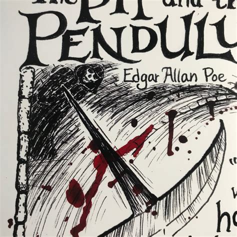 Edgar Allan Poe The Pit And The Pendulum Print Or Card Etsy