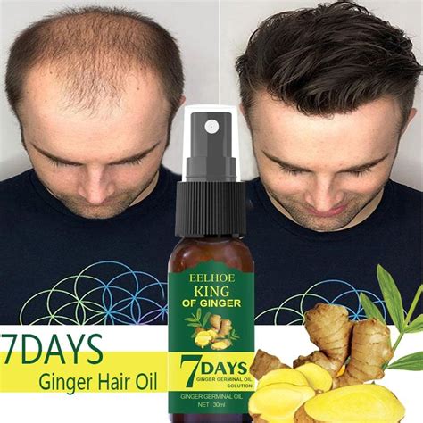 7 Day Ginger Hair Growth Essence Germinal Serum Essence Oil Natural