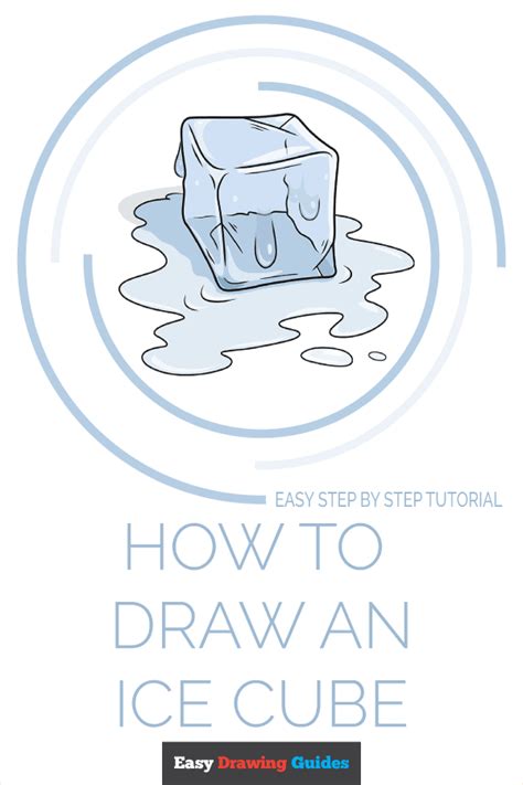 How to Draw an Ice Cube - Really Easy Drawing Tutorial