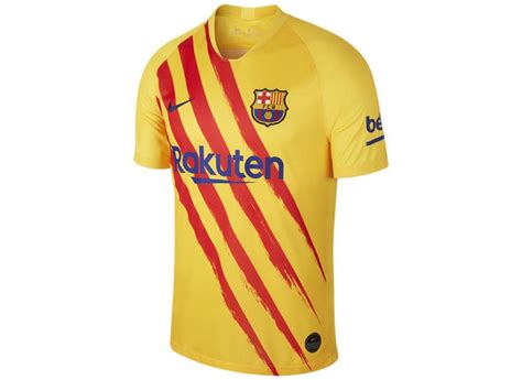 Camisa Torcedor Barcelona Senyera IV 2019 20 Nike o Melhor Preço é