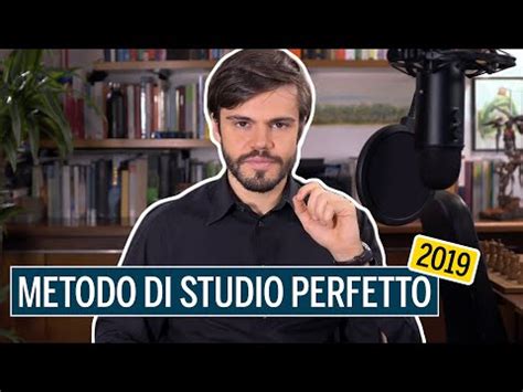 Come Costruire Un Metodo Di Studio Perfetto Youtube