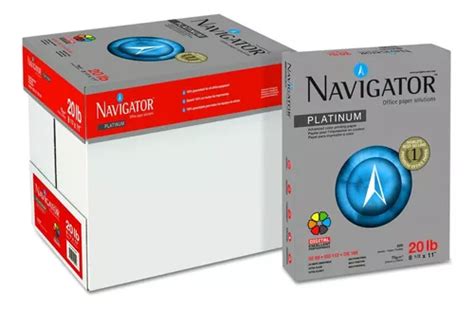 Papel Carta Navigator Caja Con 10 Resmas 5000 Hojas En Venta En