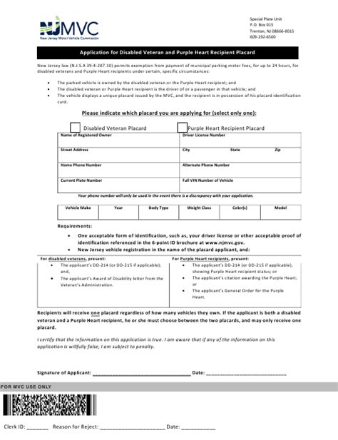 Nj Disability Forms Printable Form De 2501 Claim For Disability