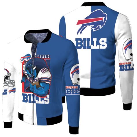 Buffalo Bills Mascot 2020 Afc East Champions Fleece Bomber Jacket