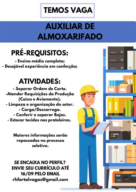 Auxiliar de Almoxarifado