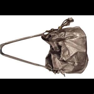 Elliott Lucca Bags Elliott Lucca Metallic Pewter Hobo Bag Poshmark