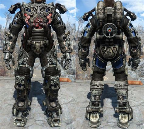 X 01 Enclave Power Armor Paints Standalone With Added Glow Maps モデル