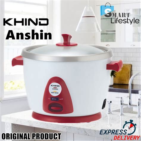 Khind Anshin 1 8L Rice Cooker With Stainless Steel Inner Pot RC118M