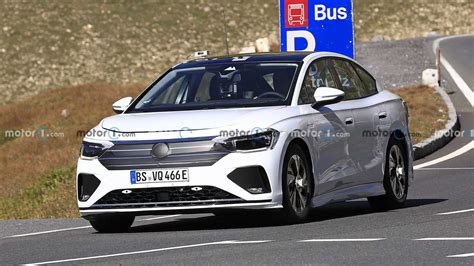 Volkswagen Aero B Electric Sedan Spied With Fake Jetta Cues Car In My