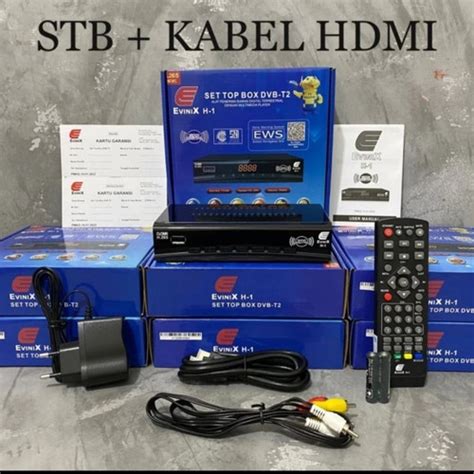 Jual Set Top Box Dvb T Dvb C Merk Evinix H Penganti Skybox