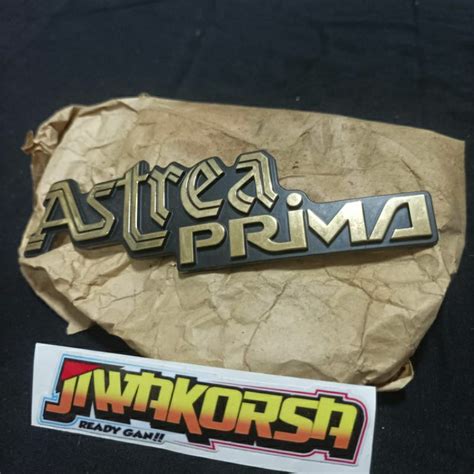 Jual Emblem Logo Bok Box Aki Accue Accu Honda Astrea Prima Asli L Only