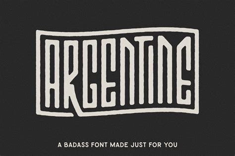 Argentine Font In 2022 Typography Design Vintage Fonts Fonts