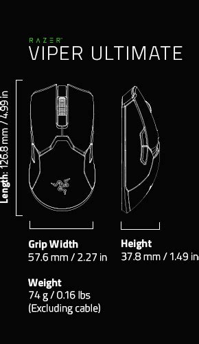 Wireless Gaming Mouse - Razer Viper Ultimate