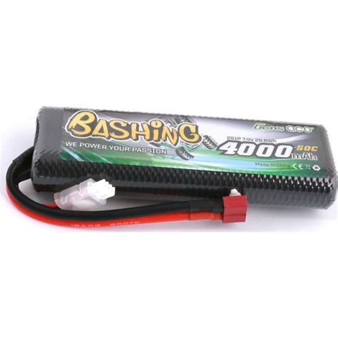 Gens Ace 4000mAh 2S1P 7 4V 50C HardCase Lipo Battery Pack