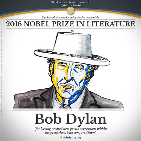 Bob Dylan wins Nobel Prize in Literature