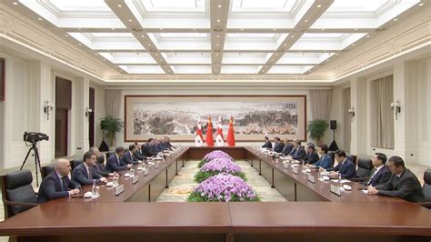 Xi Jinping China Georgia To Establish Strategic Partnership Youtube