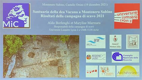 Ritrovamenti Archeologici A Montenero Sabino Ri Presentati Gli Scavi