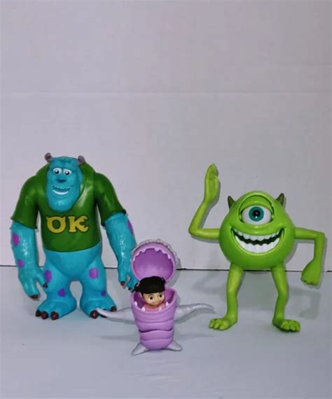 FIGURINE ARTICULÉE DISNEY Pixar Monsters Inc Mike Wazowski Boo