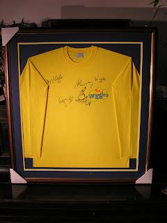 Geraldine's Millennium Quest: CHARITY AUCTION SIGNED WIGGLES SKIVVY