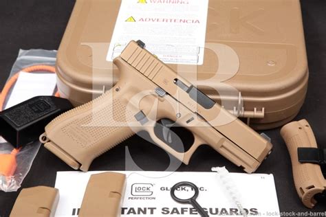 Glock Model 19x G19x 9mm 402″ Coyote Brown Striker Fired Semi Auto